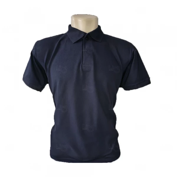 Camiseta Pólo Personalizada Masculina Azul Escuro