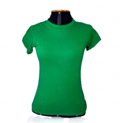 Camiseta 100% algodão Baby Look Personalizada Verde