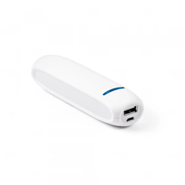 Bateria Portátil Personalizada - 1.500 mAh Branco