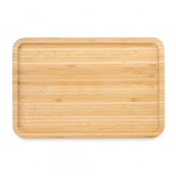 Petisqueira de Bambu Retangular 30 x 20 cm Personalizada 