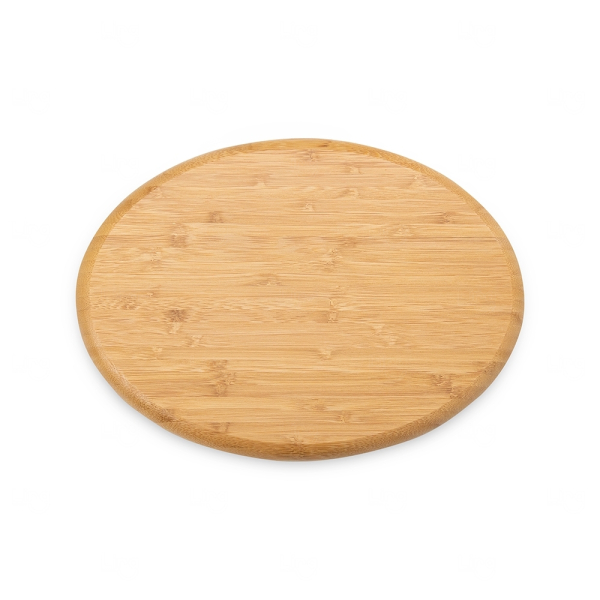 Petisqueira de Bambu Oval 28,5x20,5cm Personalizada 