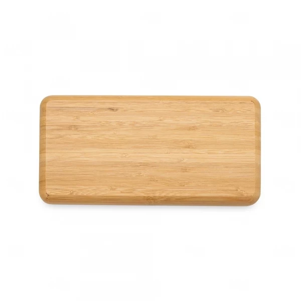 Petisqueira de Bambu Retangular Personalizada 