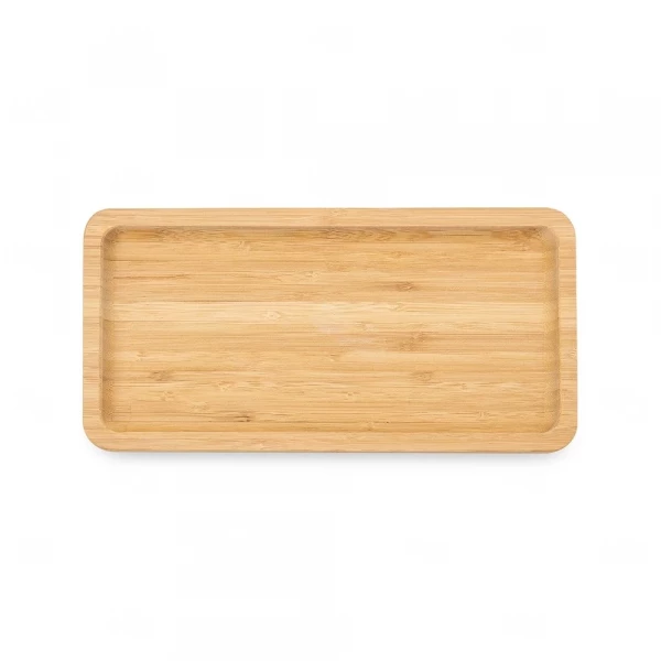 Petisqueira de Bambu Retangular Personalizada 