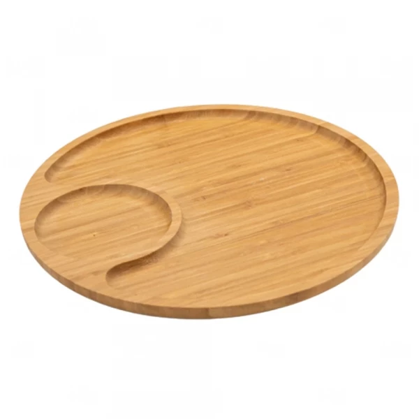 Petisqueira  de Bambu 32 x 32 cm Personalizada
