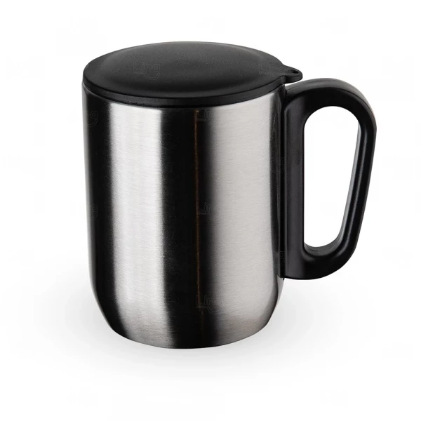 Caneca Inox Parede Dupla Personalizada - 250ml