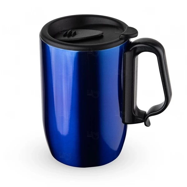 Caneca Inox Parede Dupla Personalizada - 350ml