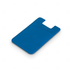 Porta Cartões Personalizado Para Celular Azul
