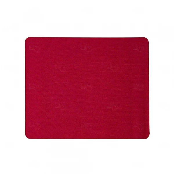 Mouse Pad Retangular Personalizado Vermelho