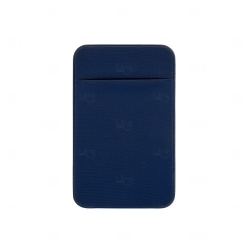 Adesivo Porta Cartão Personalizado de Lycra para Celular Azul