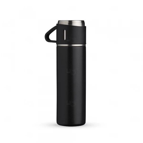 Garrafa Personalizada Térmica - 450ml Preto