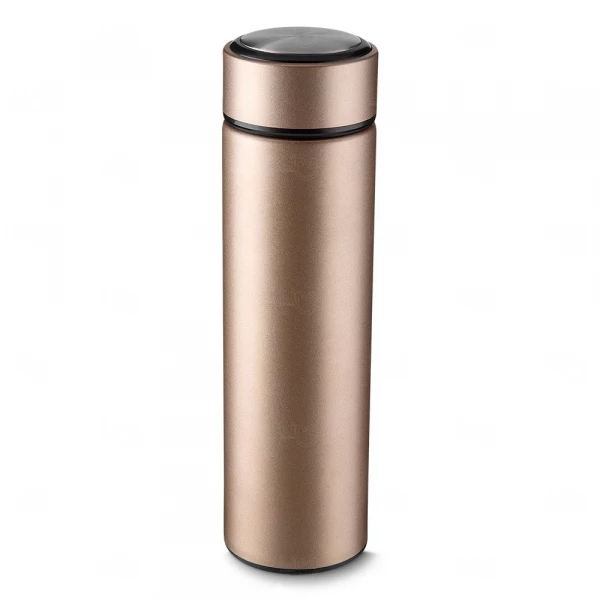 Garrafa Personalizada Inox com Infusor - 450ml Dourado