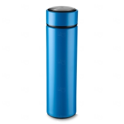 Garrafa Inox Personalizada 450 ml com Infusor Azul