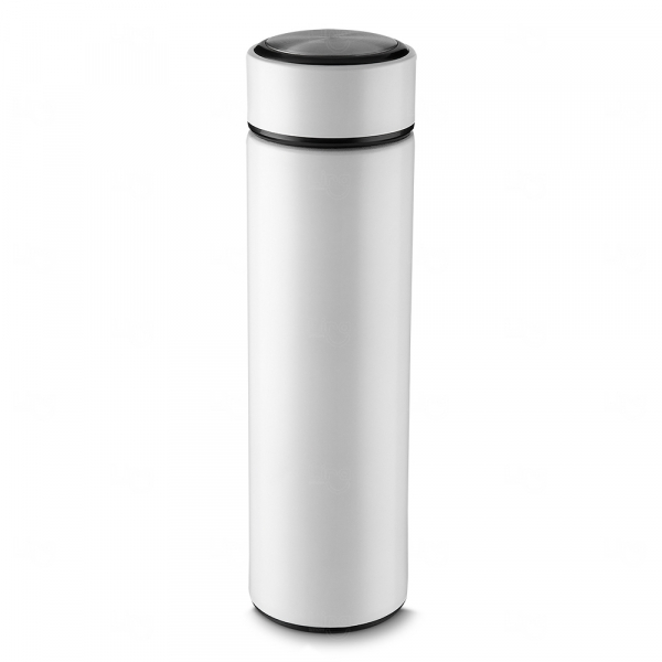 Garrafa Personalizada Inox com Infusor - 450ml Branco