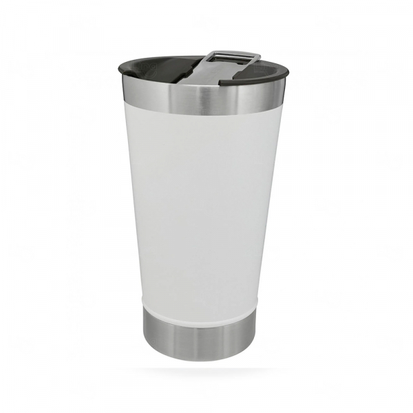 Copo Térmico Personalizado Inox - 500ml Branco