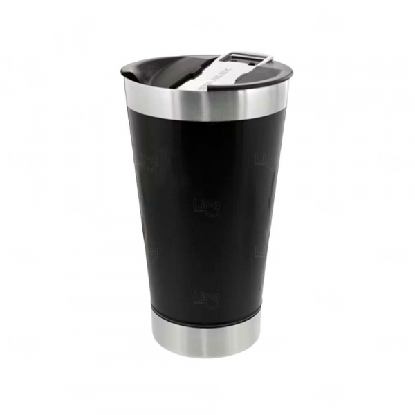 Copo Térmico Personalizado Inox - 500ml Preto