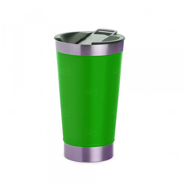 Copo Térmico Personalizado Inox - 500ml Verde