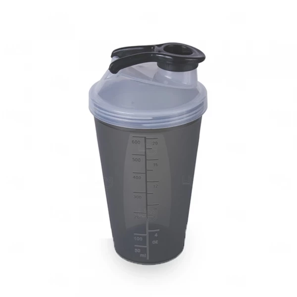 Coqueteleira com Dosador Personalizada - 700ml Preto