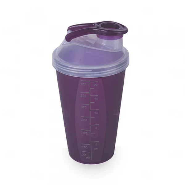 Coqueteleira com Dosador Personalizada - 700ml Roxo