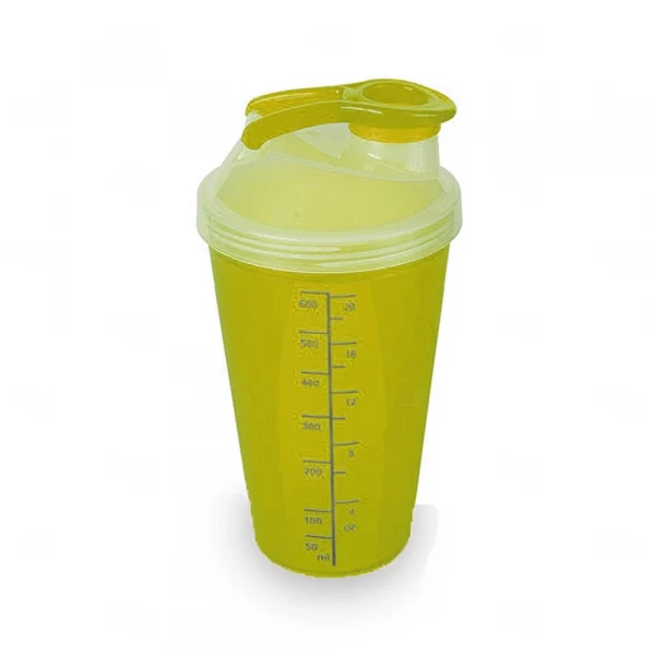 Coqueteleira com Dosador Personalizada - 700ml Amarelo