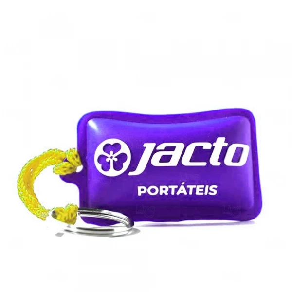 Chaveiro Flutuante Personalizado Roxo