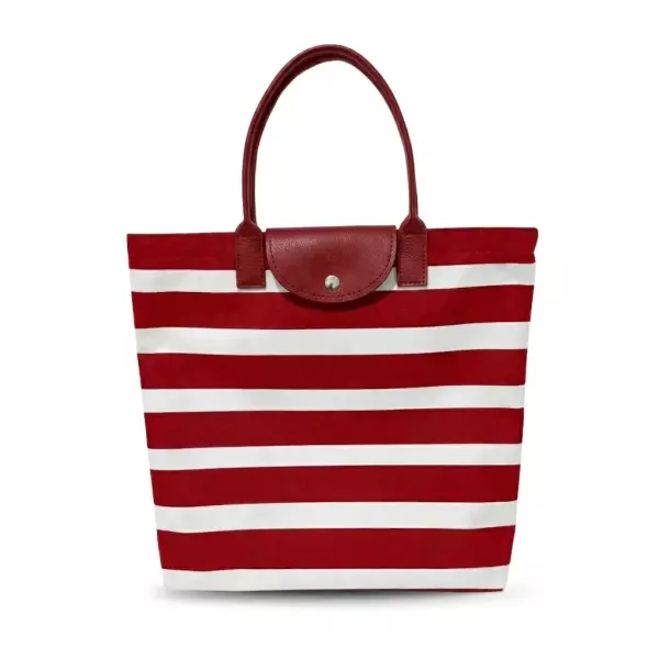 Sacola Listrada em Nylon Personalizada - 45 x 40 cm 