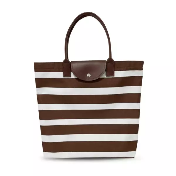 Sacola Listrada em Nylon Personalizada - 45 x 40 cm 