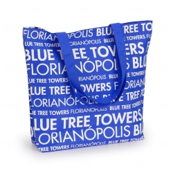 Sacola Personalizada em Nylon Azul