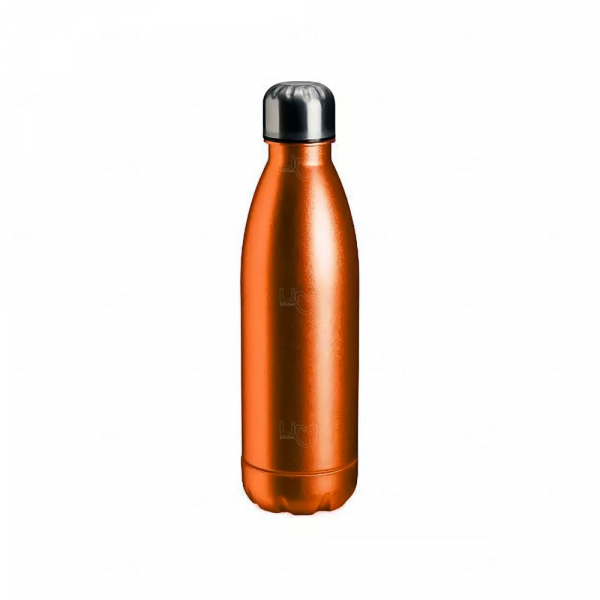 Garrafa Personalizado de Plástico - 680ml Laranja