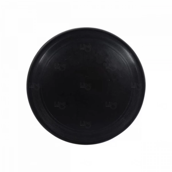 Frisbee de Plástico Personalizado Preto