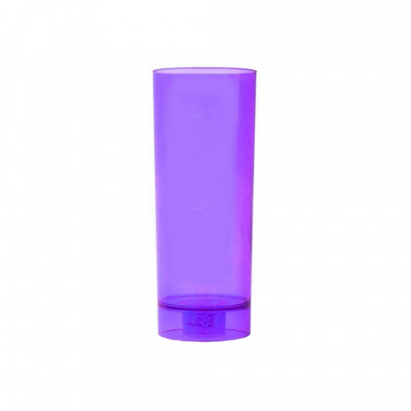 Copo de Acrílico com Led Personalizado - 300ml Roxo