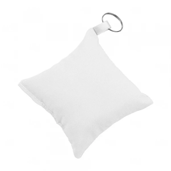 Chaveiro Almofada Personalizado Branco