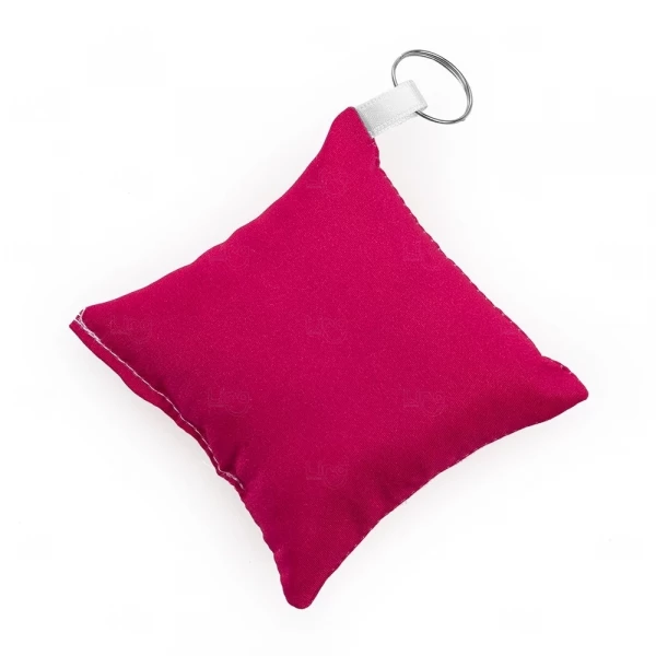 Chaveiro Almofada Personalizado Rosa