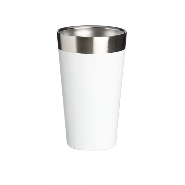 Copo Personalizado Térmico de Inox - 473ml Branco