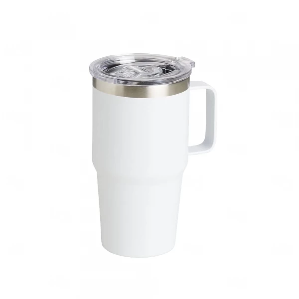 Caneca Térmica Personalizada - 700ml Branco