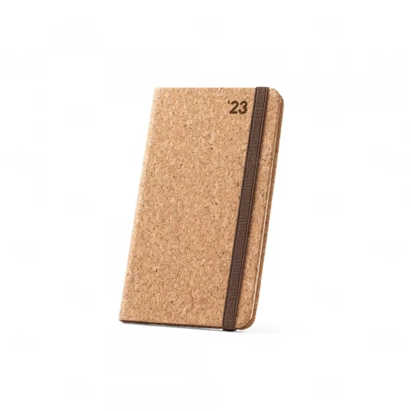 Agenda em Cortiça Personalizada - 8,5 x 14,5 cm