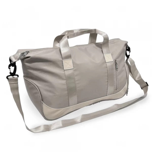 Bolsa Esportiva Personalizada de Poliéster - 23 x 27 cm Cinza