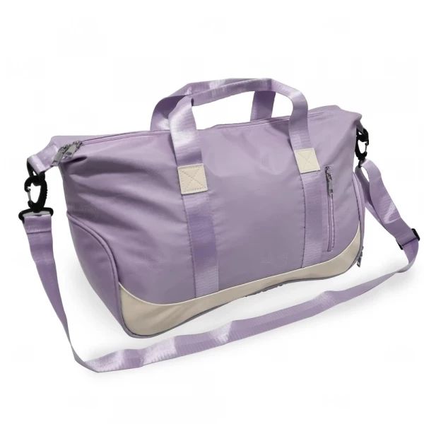 Bolsa Esportiva Personalizada de Poliéster - 23 x 27 cm Lilás