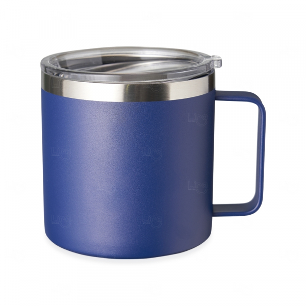 Caneca Térmica Personalizada - 450ml Azul