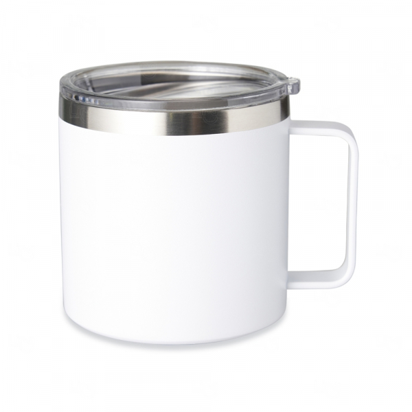 Caneca Térmica Personalizada - 450ml Branco