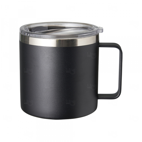 Caneca Térmica Personalizada - 450ml Preto