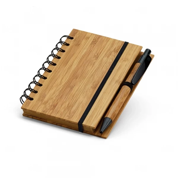 Caderno A6 Bambu Personalizado - 10,5 x 14,8 cm