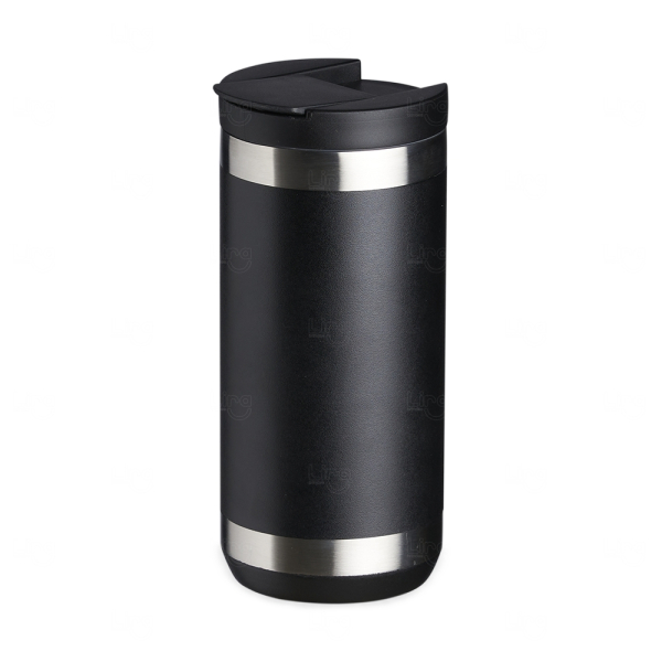Copo Térmico Inox 350ml com Tampa Personalizado 