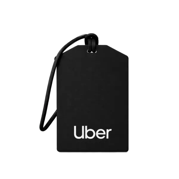 Tag de Mala Emborrachada Alto Relevo Personalizada - 9x6 cm 