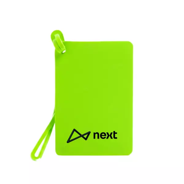 Tag de Mala Emborrachada Alto Relevo Personalizada - 9x6 cm 