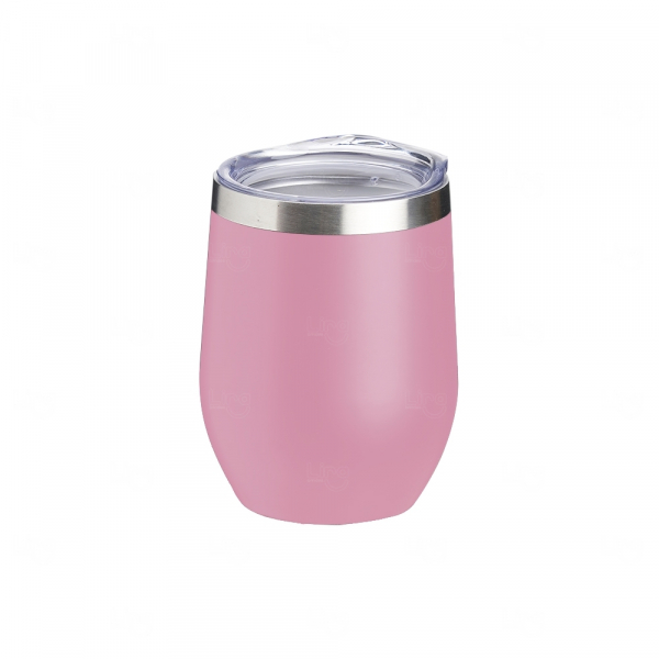 Copo Personalizada Parede Dupla - 320ml Rosa