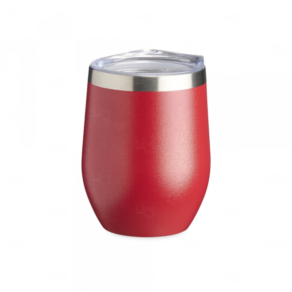 Copo Personalizada Parede Dupla - 320ml Vermelho