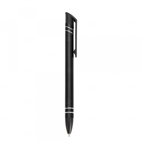 Caneta Semimetal Personalizada Preto