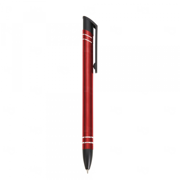 Caneta Semimetal Personalizada Vermelho