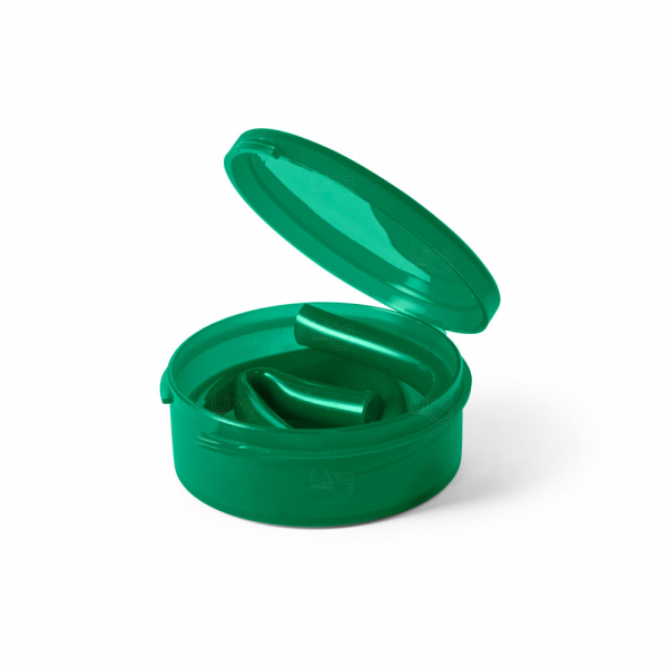 Canudo de Silicone Colorido Reutilizável Personalizado - 25 cm Verde