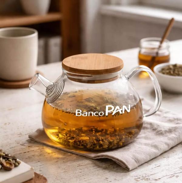 Bule de Vidro 750 ml com Insufor Personalizado